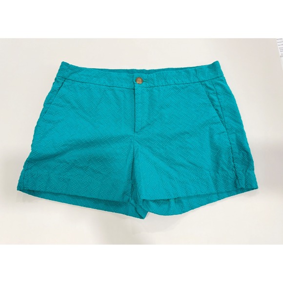 Banana Republic Hampton Fit Turquoise Shorts – women's size 6. - Picture 3 of 6